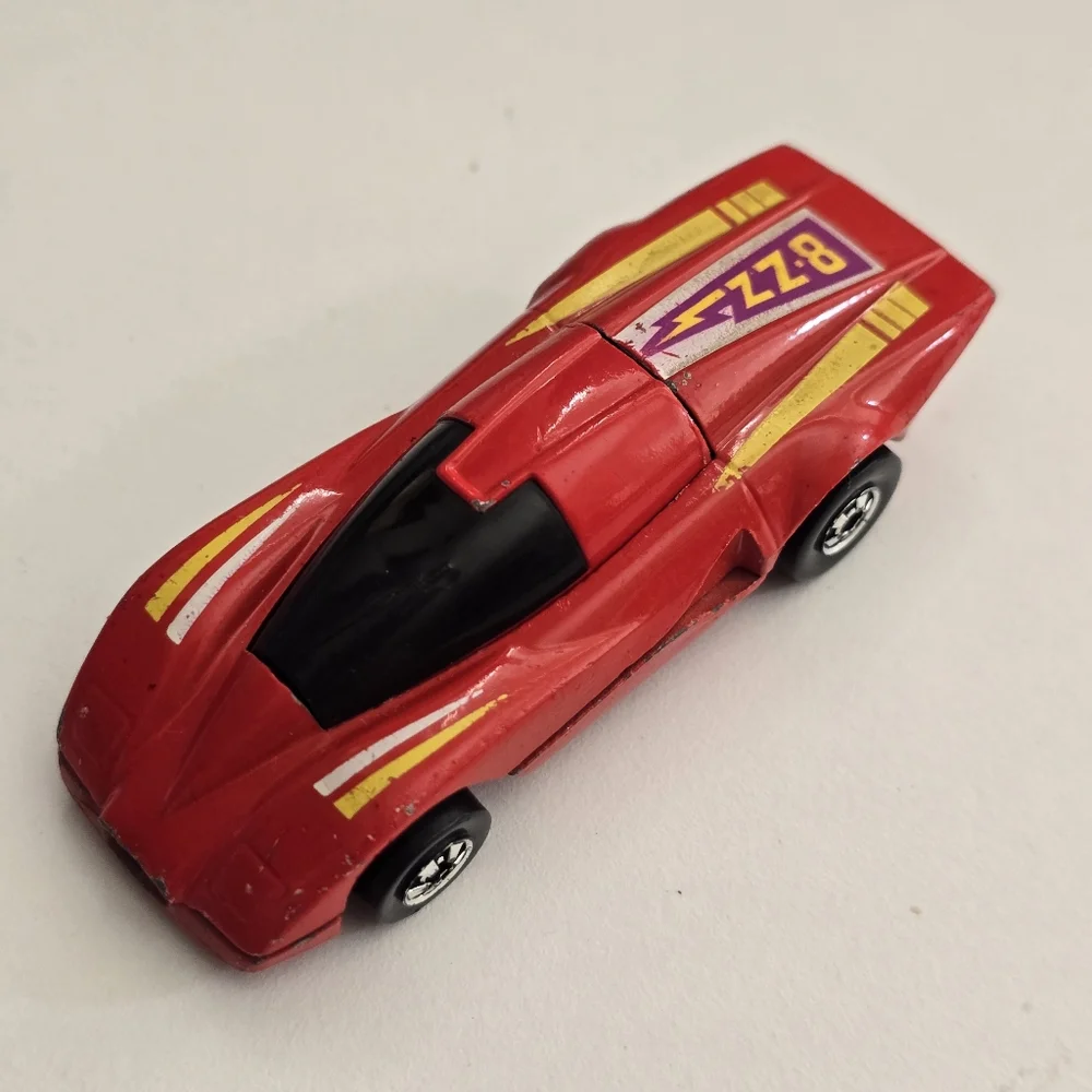 Vintage Hot Wheels FZZT Red Sports Car 1984 Mattel Hong Kong Die Cast